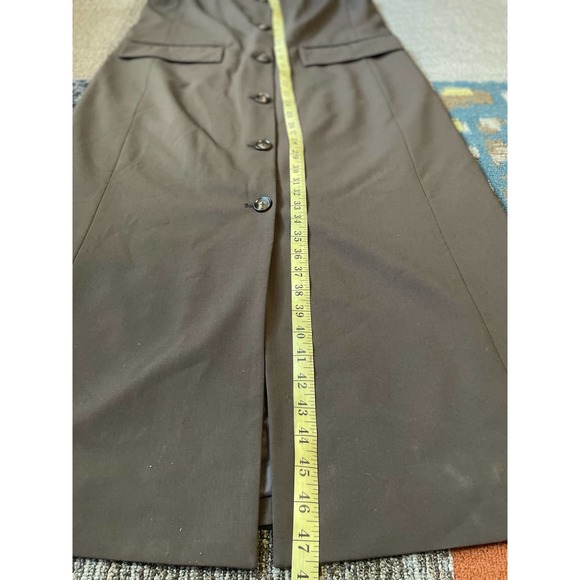 NWOT Gap Double Breasted Long Sleeveless Vest. C19 - Picture 6 of 6